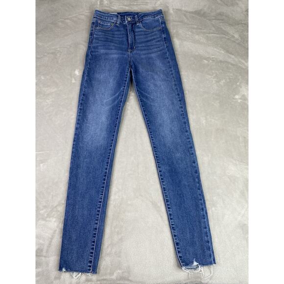 Gap Denim Jeans - Med Wash - Universal Jegging Sky High Sz 27 / 4T (31” Inseam) - Picture 1 of 9